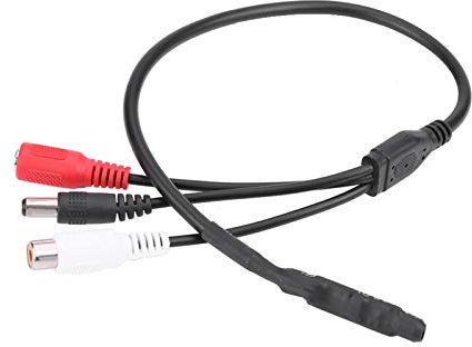 Ymiko Mini Microphone Audio Pickup Security Device Utiliser Mini Microphone Haute Sensibilité Pickup Audio Mic pour CCTV Caméra de Sécurité DVR Son