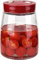 1L Pickling Kimchi Wide Mouth Mason Jar Glass with Airlock Fermentation Jar with Air-Release Valve