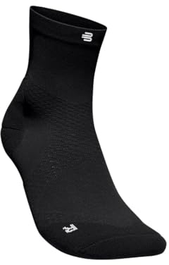 BAUERFEIND Laufsocken „Run Ultralight Mid Cut Socks“, 1 Paar dünne Runningsocken