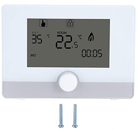 Homeriy Termostato Programable de Pared para Sistema de Calefacción de Caldera