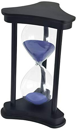 60 Minutes Sablier Minuteur Horloge de Minuterie de Sable 60 Minutes Cadre en Bois Sandglass Timer Accueil Décoration Bureau Ornement Minuterie de Cuisine Hourglass Timer Violet