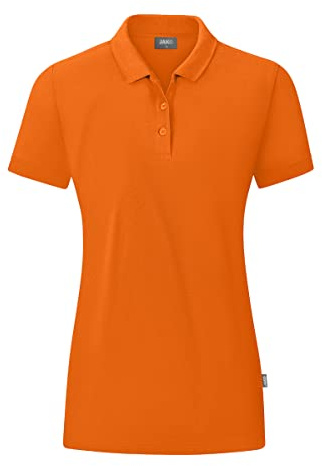 JAKO Organic Poloshirt Damen orange, 48 Damen