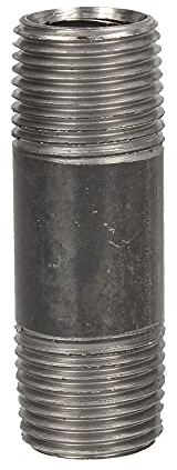 Rohrdoppelnippel - Langnippel Stahl schwarz, Typ 23, 1 1/2 Zoll x 500 mm