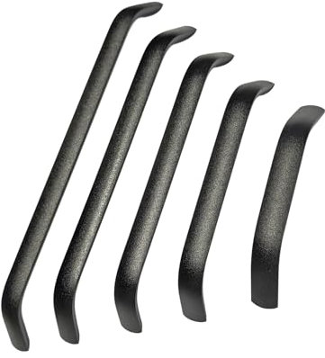 Qrity 2 Stück Moderne Schrankgriffe, 288 mm Lochmitte, Möbelgriff Massives Aluminium, Griffe mit Schrauben für Möbeldekoration