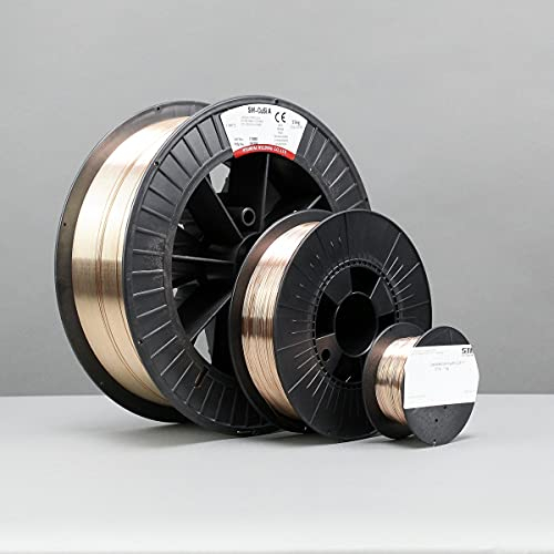 CuSi3 Draht 1,0mm Schweißdraht D100/D200/D300 Spule Rolle 2.1461 zum Mig Löten (D300, 15 Kg)