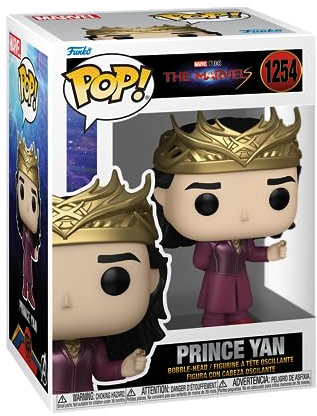 Funko POP! Vinyl: The Marvels - Prince Yan | Official Superheroes Merch - Collectable Vinyl Figurine for Shelf Display - Birthday Gift Idea for Fans and Collectors