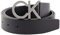 Calvin Klein Herren Gürtel Ck Buckle Belt Ledergürtel, Schwarz (Ck Black), 90 cm
