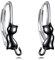 YFN Katze Ohrringe für Frauen Sterling Silber Tiere Katze Ohrstecker für Mädchen (Reif)