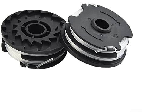 Lot de 2 bobines de rechange pour coupe-bordure pour Greenworks G40lt G40lt30 21107 Longueur 6 m Diamètre 1,4 mm Fil et bobine