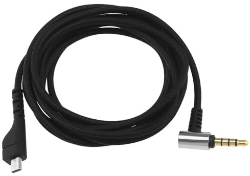 SG Store Kabelloses Gaming-Headset, 2 m, Ersatzkabel, kompatibel mit SteelSeries Arctis 3 Arctis 5 Arctis 7 Arctis Pro, kabellos, Schwarz