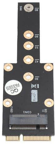 Elprico M.2 Key B SSD zu MSATA Adapter, M.2 NGFF Key B zu SATA Adapter MSATA SSD Konverter für 2230 2242 2260 2280 M.2 SSD (nicht für M.2 NVME)