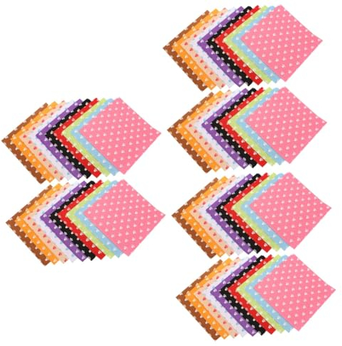 STOBOK 60 STK Bags tütchen laufstall Spielzeug spielwaren schmuckkästen Toy bettwäsche filzchips selber Machen Vliesstoff selber Machen Filzscheiben Handbuch Filzblatt Kätzchen Pfote 15c