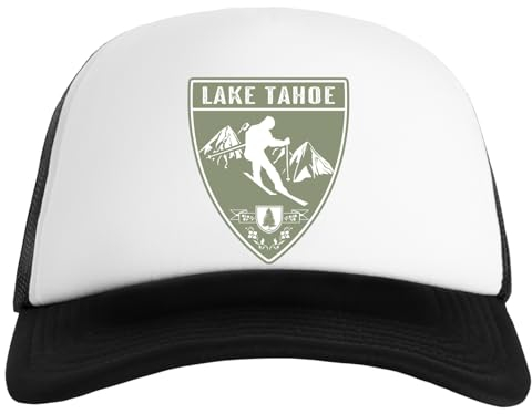 GUNMANTOR Ski Lake Tahoe Herren Damen Baseball Classic Kappe Unisex Erstellbarer Snapback Mens Womens Cap
