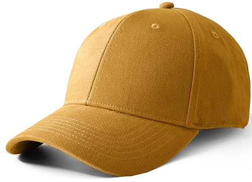 Artexia Basecap Herren 100% Baumwolle Cap Herren Kappe Herren Baseball Caps Für Herren Caps Männer Baseball Cap Herren Baseball Cap Damen Baseball Cap Herren (Senf)
