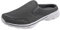 Sisttke Hausschuhe Damen Clogs Herren Slip On Pantoffeln Sommer Outdoor Atmungsaktiv Bequeme Gartenschuhe rutschfest Schlupfschuhe Slipper,Grau-II,47 EU