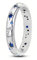 GoPaw Silber Frauen Ringe Mond Stern, S925 Mond Stern Ringe Damen Silber Ring, Cubic Zirkonia BFF Ring Monds und Sterns Statement Rings für Frauen Größe 49-59mm (Silber-Ring, 7)
