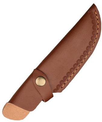Leather Pocket Knives Sheath - Folding Knives Sheath, Sheath with Snap Closure Folding Knives Holster for Pocket Knives with Belt Loop