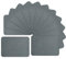 12 Stück Flicken zum Aufbügeln, Reparatur Patches Bügelflicken Selbstklebende Aufbügelflicken für Jeans und Kleidung Reparatur Hosen Taschen Loch Reparatur Flicken und Dekoration (Grau dunkel)