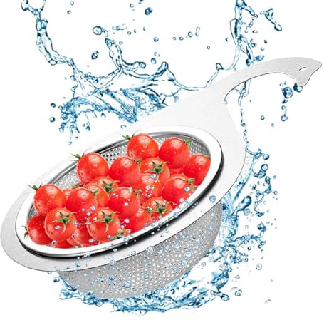 Siebkorb aus Edelstahl in Schwanenform für die Spüle, Multi-Functional Drain Basket, Abflusssieb Küchenspüle, Abnehmbare Sieb Küche Abflussregal, Hängendes Abtropfkorb für Küche (A)