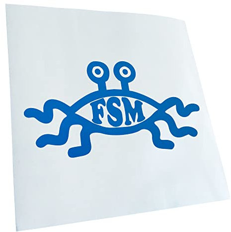 Kiwistar - Autoaufkleber - matt Blau - 20x10cm FSM - Heckscheibe Auto Aufkleber wetterfest für Kfz LKW Mofa Truck - Sticker außen selbstklebend Tuning Zubehör für Fenster Fahrzeug Scheibe
