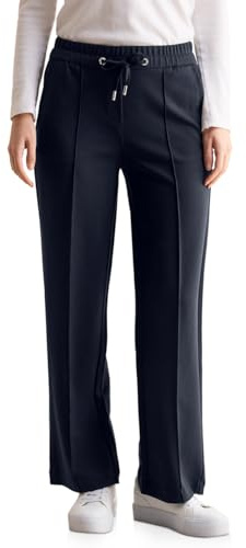 CECIL Damen B378681 Straight Leg Hose, Universal Blue, M / 32L EU