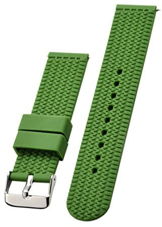 COLLBATH Armband Für Uhr Armband Uhrenarmband Silikon Uhrenarmband Grün