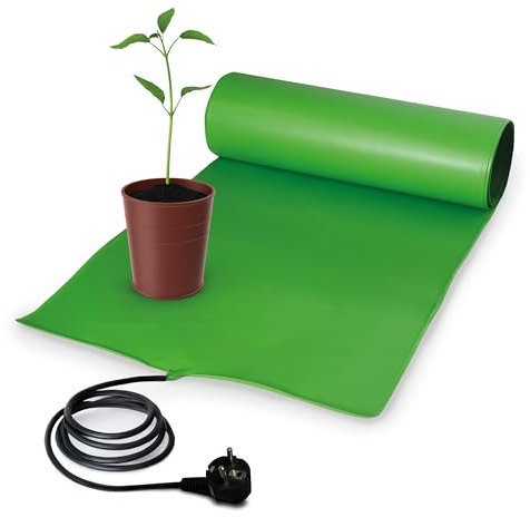 BioGreen Anzuchtbooster Heizmatte für Pflanzen | 60 x 120 cm | 140 Watt | wasserdichte Wärmeplatte | Turbo für Ihre Samen | für Keimung & Stecklinge