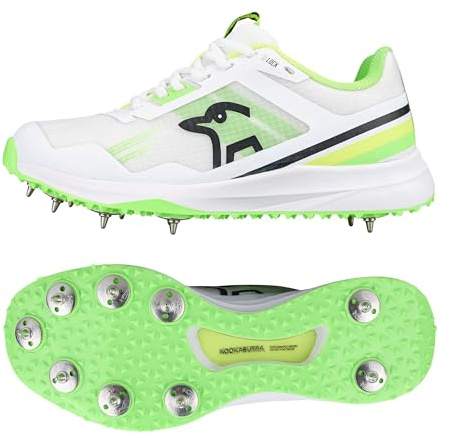 Kookaburra KC 2.0 Spike Cricket Shoe - Yellow/Green