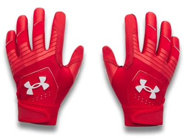 Under Armour Boys' T Ball Clean Up Baseball Gloves, (600) Red/Red/White, One Size Fits Most