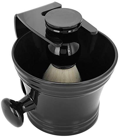 Aoaoy Shaving Soap Peel 12 × 12 × 9 in Inch Shaving Brush Set with Brush Stand Soap Bowl Men's Set Tools