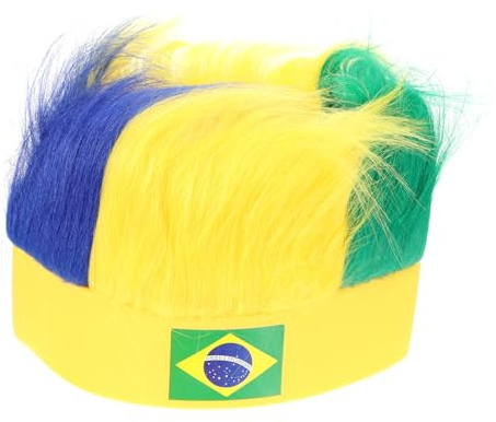 Homoyoyo Atmungsaktive Dehnbare Wig Cap für Fußballfans Weiche und Strapazierfähige Perückenkappe Bequemes Cosplay accessoire für Party und Sportveranstaltungen