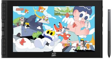 XPPen Artist 12 3rd Drawing Tablet with 11.9 FHD IPS Screen, X4 Chip Stylus with 16K Pen Pressure, 8 Shortcut Keys & Dual Dial–Ideal for Beginners & On-the-Go Creators, Requires PC/Laptop Connection