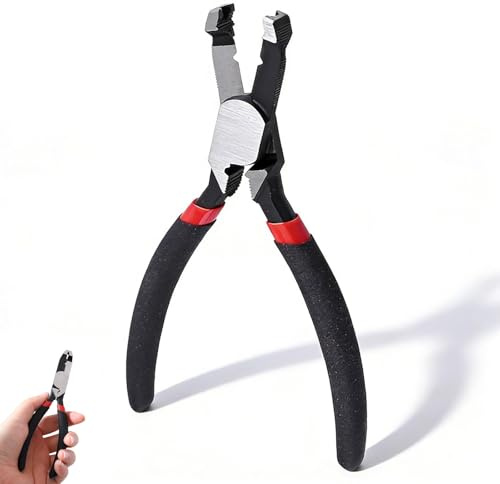 Icetop Screw Extractor Pliers, 3‑9mm Carbon Steel Screw Removal Tool | With Non‑Slip Ergonomic Handle Side Cutting Pliers for Stubborn Stripped Screws Crimping Multi‑Purpose Electrical Work