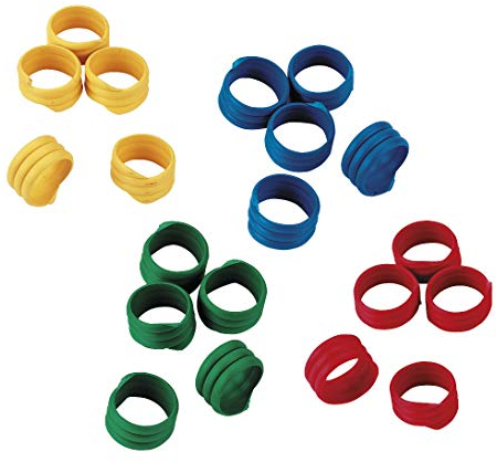Spiralring 20mm, Kunststoff, farblich gemischt, 100St./Pack