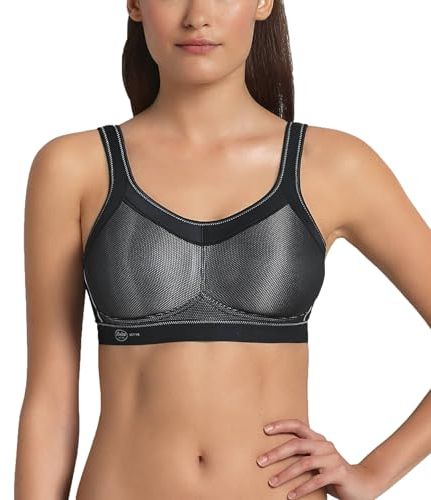 Anita Active Damen Bügelloser BH 5529, Schwarz (Schwarz 001), 100B