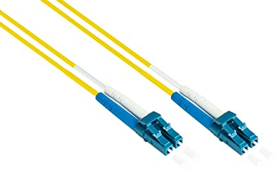 Kabelmeister OS2 LWL Kabel - DUPLEX - Stecker LC an LC - Singlemode 9/125 - austauschbare Polarität - Lichtwellen-Leiter, Glasfaser-Kabel, Patchkabel - 20 m - QUALITÄTSWARE