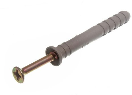Hammer Fixing With Nylon Wall Plug M8 X 60Mm Pack Of 4