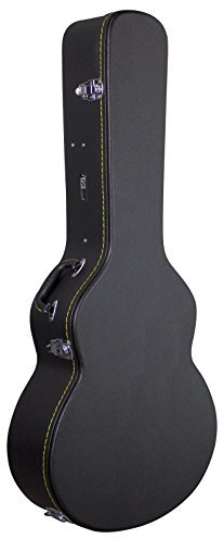 TGI 1999 Wooden Hard Case for Jumbo Acoustic Guitar, Black