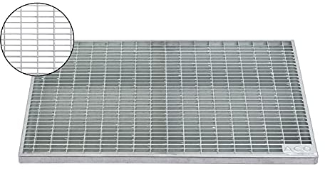 ACO 60x40x2cm Maschenrost 30/10 Gitterrost Eingangsrost Normrost Abstreifer Rost verzinkt
