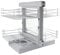 KuKoo Magic Corner Eckschrank-Korb Küchenschrank Körbe Schrankauszug Schrankkörbe Küchenkorb Korbauszug Schrankauszüge Schrankkorb Küchen-Regal Soft Close Funktion Eckschrank 80cm - 90cm