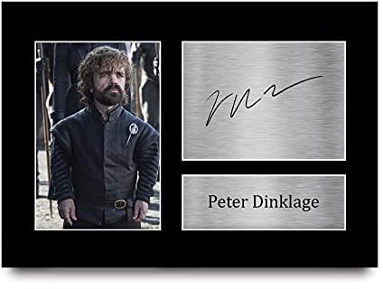 HWC Trading Peter Dinklage A4 Sin Marco Regalo De Visualización De Fotos De Impresión De Imagen Impresa Autógrafo Firmado Por Game Of Thrones Ventiladores De Programa De Tv