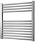 Chrome Straight Heated Towel Rail 600mm x 600mm Flat Heated Towel Radiator