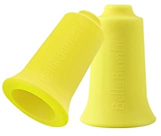 2er Set BellaBambi® original Schröpfglas | vielseitige Saugglocken Cups für Faszien-Massage & Trigger-Pointer | Ideal für Beauty, Sport & Wellness | Made in Germany | Sensitive - Zitronengelb