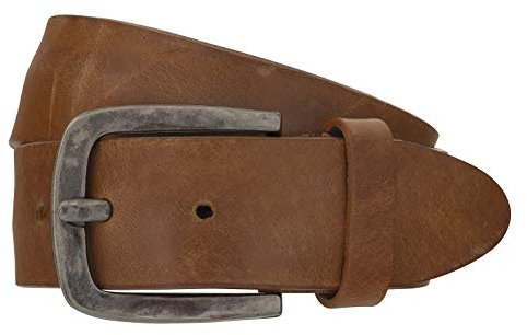 LLOYD Men's Belts Gürtel Herrengürtel Ledergürtel Cognac 7775, Farbe:Braun, Länge:85