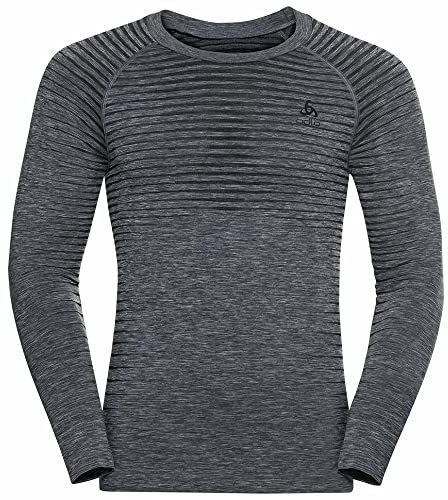 Odlo Uomo Maglietta Funzionale a Maniche Lunghe Performance Light