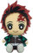 Bandai Demon Slayer Kimetsu no Yaiba Chibi Plüschfigur, 15 cm, Sunrise (Tanjiro Kamado)