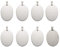 PH PandaHall Edelstahl Stempelanhänger, Blanko, Oval, Unisex, Silber, Ideal für DIY Schmuck, Familie, Geburtstag, 1er Pack