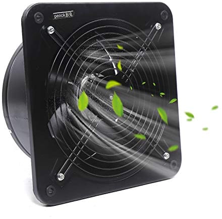 Aohuada Ventilador de pared de 300 mm, industrial, extractor de ventilación, axial, 150 W, 2677 U/min, de metal, 2850 m³/h