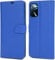 NWNK13 For Oppo A16S / A54S / A16 Case Leather Wallet Book Flip Stand View Phone Cover with Card Holder Slots Compatible with Oppo A16s (Blue)