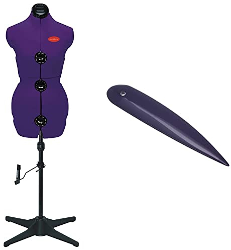 Prym Prymadonna S, 8-teilig Schneiderbüste, Metal, Lila, S & Ecken- und Kantenformer, Kunststoff, violett, One Size